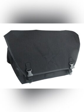 Black Star Bags - Black Waterproof Messenger Bag